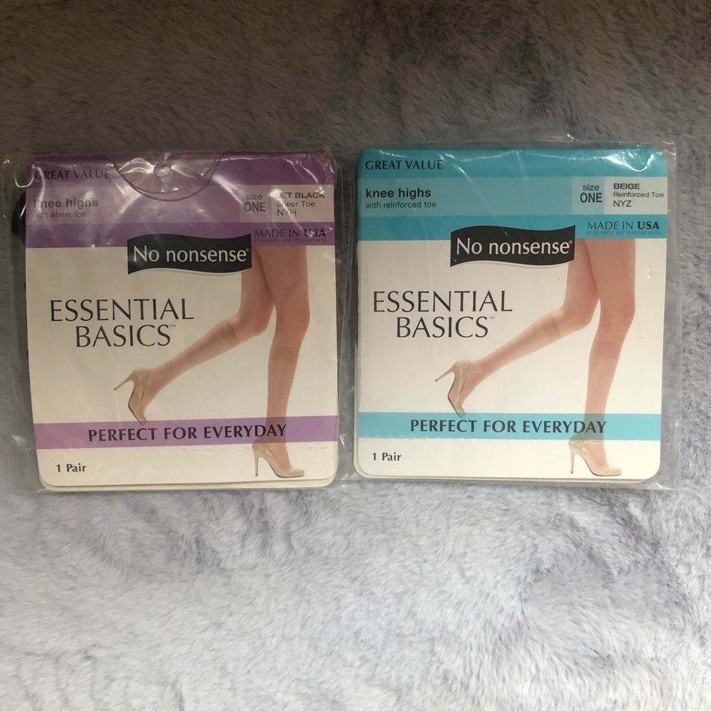 One Size Knee Highs - 5 pairs!